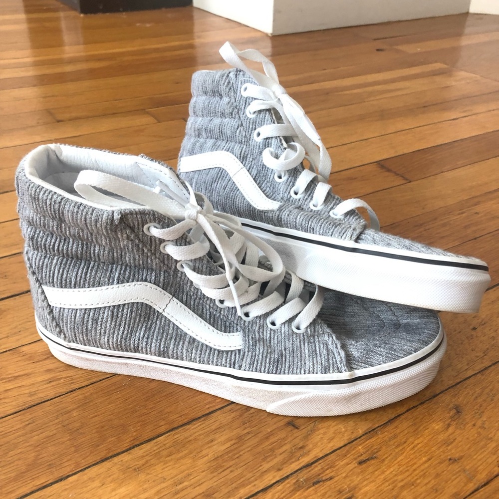 Vans Women’s Corduroy Gray High Tops